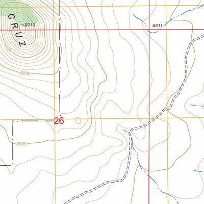 San Antonio Mountain, NM FSTopo Legacy Preview 2