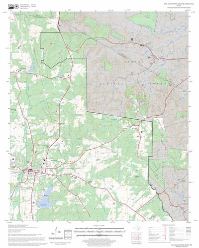 San Augustine East, TX FSTopo Legacy Preview 1