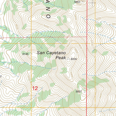 San Cayetano Mountains, AZ FSTopo Legacy Preview 3