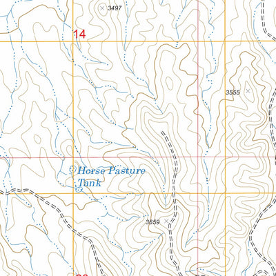 Saucito Mountain, AZ FSTopo Legacy Preview 2