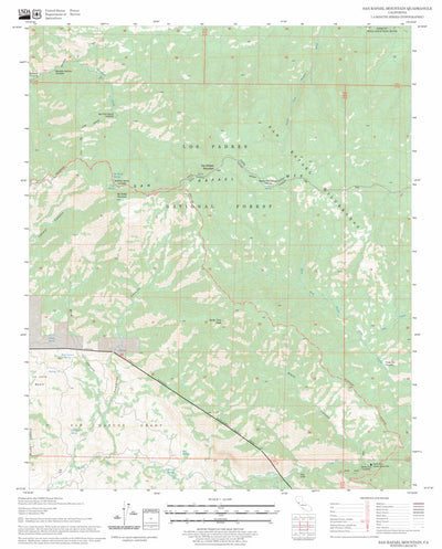 San Rafael Mountain, CA FSTopo Legacy Preview 1