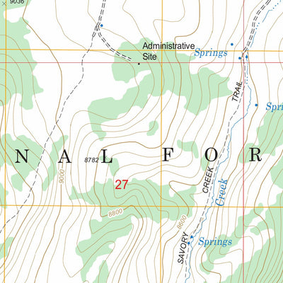 Savory Mountain, NV FSTopo Legacy Preview 2