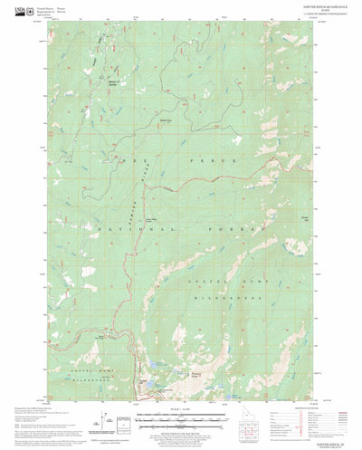 Sawyer Ridge, ID FSTopo Legacy Preview 1