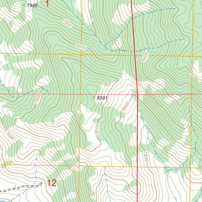 Scab Creek, WY FSTopo Legacy Preview 3