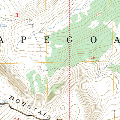 Scapegoat Mountain, MT FSTopo Legacy Preview 2
