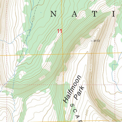 Scapegoat Mountain, MT FSTopo Legacy Preview 3