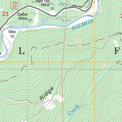 Sawyers Bar, CA FSTopo Legacy Preview 2