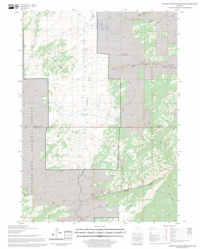 School Section Mountain, WY FSTopo Legacy Preview 1