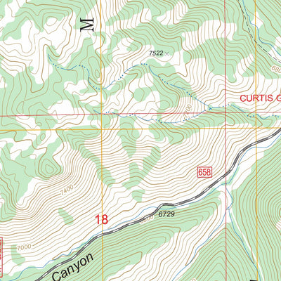 School Section Mountain, WY FSTopo Legacy Preview 3