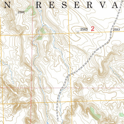 School Section Butte, SD FSTopo Legacy Preview 3