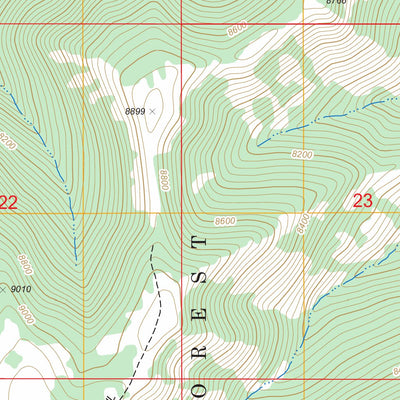 Scofield Reservoir, UT FSTopo Legacy Preview 3