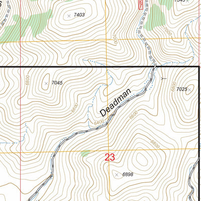 Scott Butte, ID FSTopo Legacy Preview 3