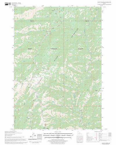 Scott Creek, ID FSTopo Legacy Preview 1