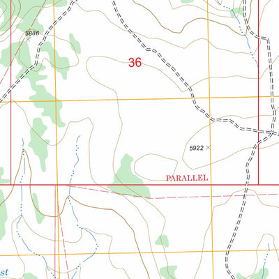 Scratch Canyon, AZ FSTopo Legacy Preview 2