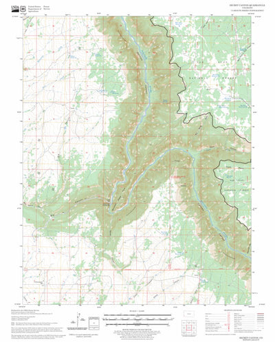 Secret Canyon, CO FSTopo Legacy Preview 1