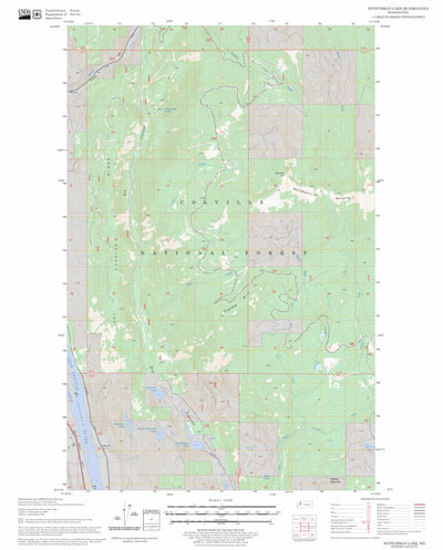 Scotchman Lake, WA FSTopo Legacy Preview 1