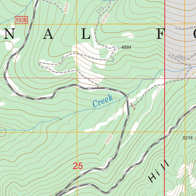 Scotchman Lake, WA FSTopo Legacy Preview 2