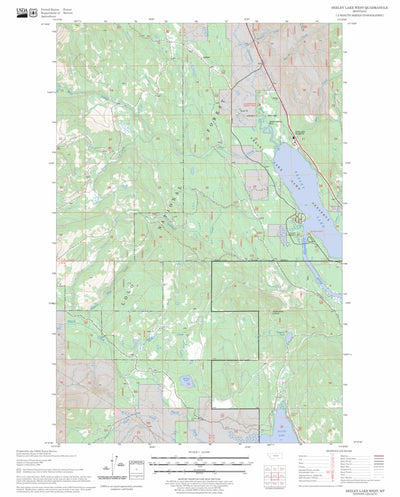 Seeley Lake West, MT FSTopo Legacy Preview 1