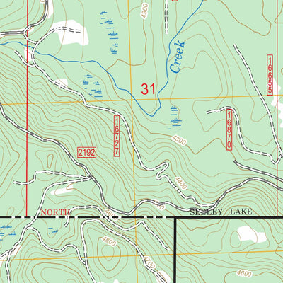 Seeley Lake West, MT FSTopo Legacy Preview 2