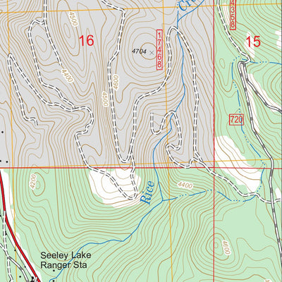 Seeley Lake West, MT FSTopo Legacy Preview 3