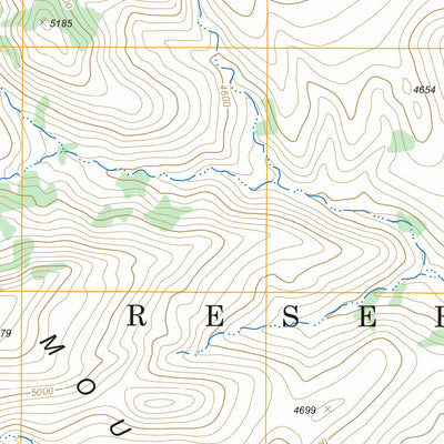 Sevenmile Mountains, AZ FSTopo Legacy Preview 2