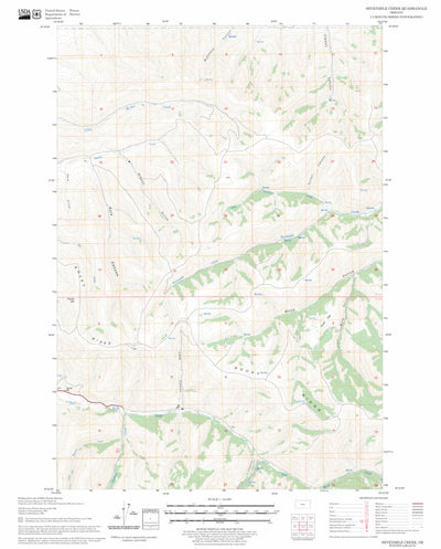 Sevenmile Creek, OR FSTopo Legacy Preview 1