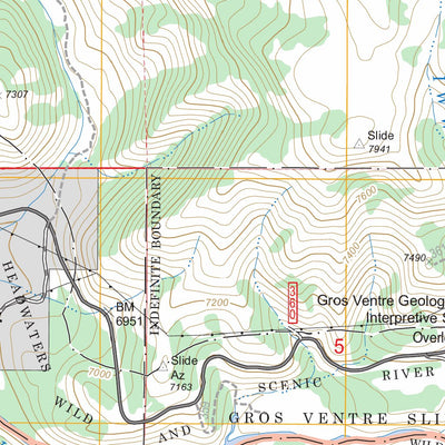 Shadow Mountain, WY FSTopo Legacy Preview 3