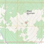 Sharp Mountain, CA FSTopo Legacy Preview 3