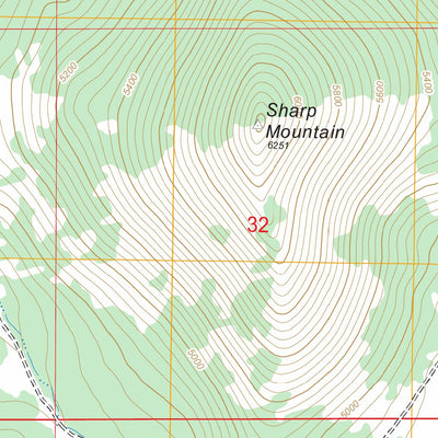 Sharp Mountain, CA FSTopo Legacy Preview 3