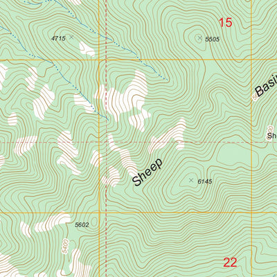 Sheep Basin Mountain, AZ FSTopo Legacy Preview 3