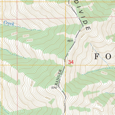 Sheep Creek Divide, OR FSTopo Legacy Preview 2