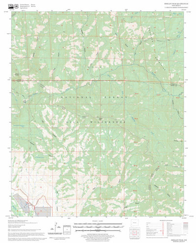 Shelley Peak, NM FSTopo Legacy Preview 1