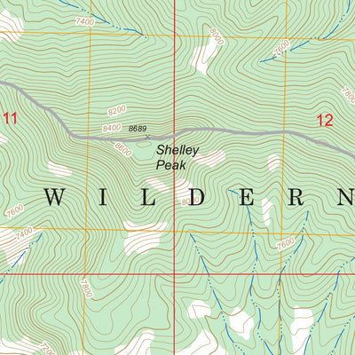 Shelley Peak, NM FSTopo Legacy Preview 2