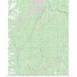 Shelly Creek Ridge, CA - OR FSTopo Legacy Preview 1