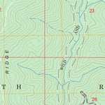 Shelly Creek Ridge, CA - OR FSTopo Legacy Preview 2