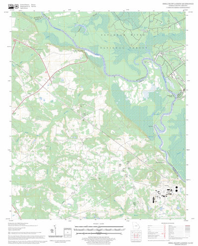 Shell Bluff Landing, GA - SC FSTopo Legacy Preview 1
