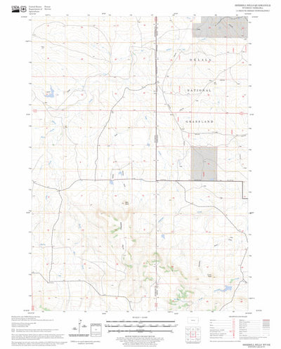 Sherrill Hills, WY - NE FSTopo Legacy Preview 1