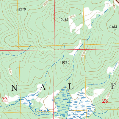 Shell Reservoir, WY FSTopo Legacy Preview 2