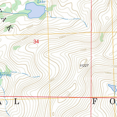 Shell Lake, WY FSTopo Legacy Preview 2
