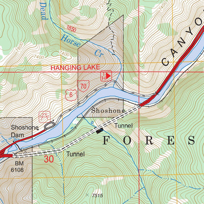 Shoshone, CO FSTopo Legacy Preview 3
