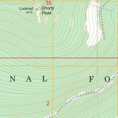 Shorty Peak, ID FSTopo Legacy Preview 2