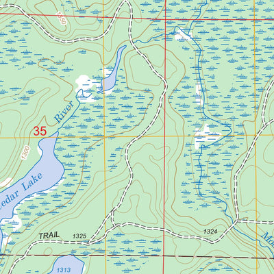 Shovel Lake, MN FSTopo Legacy Preview 3