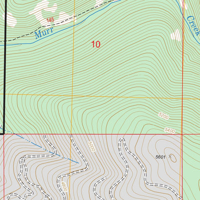 Shroder Creek, MT FSTopo Legacy Preview 2