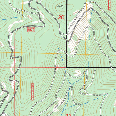 Shroder Creek, MT FSTopo Legacy Preview 3