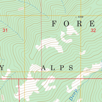 Siligo Peak, CA FSTopo Legacy Preview 2
