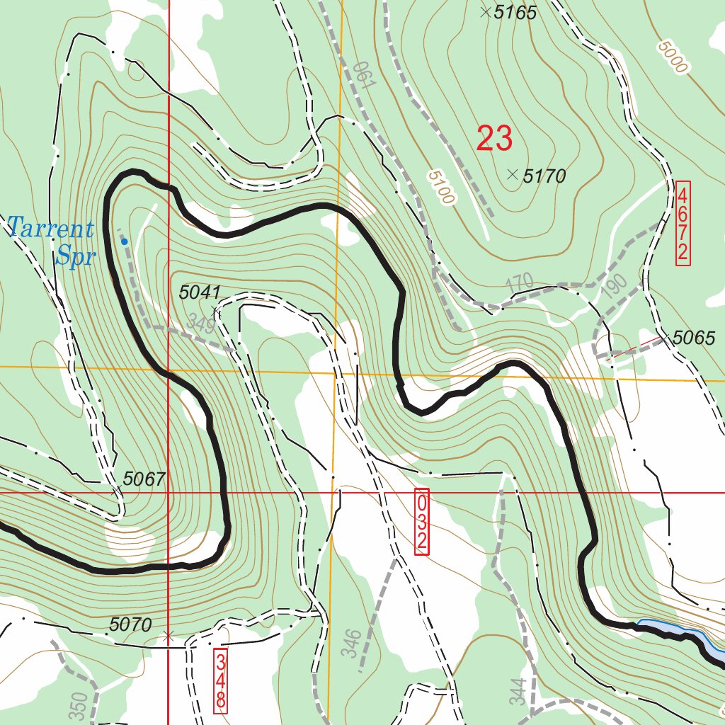 Silver Dollar Flat, OR FSTopo Legacy Map by US Forest Service - Topo ...