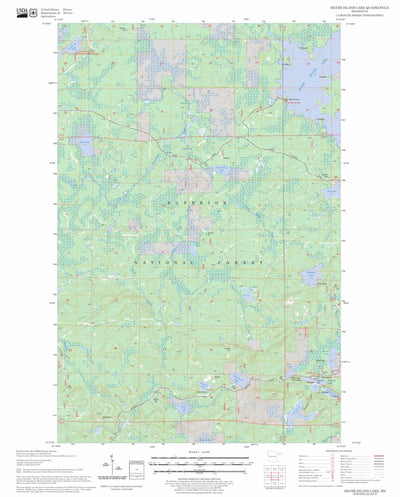 Silver Island Lake, MN FSTopo Legacy Preview 1