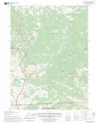Siskiyou Pass, OR - CA FSTopo Legacy Preview 1