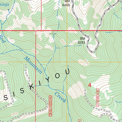 Siskiyou Peak, OR - CA FSTopo Legacy Preview 3