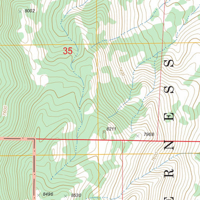 Sirretta Peak, CA FSTopo Legacy Preview 3